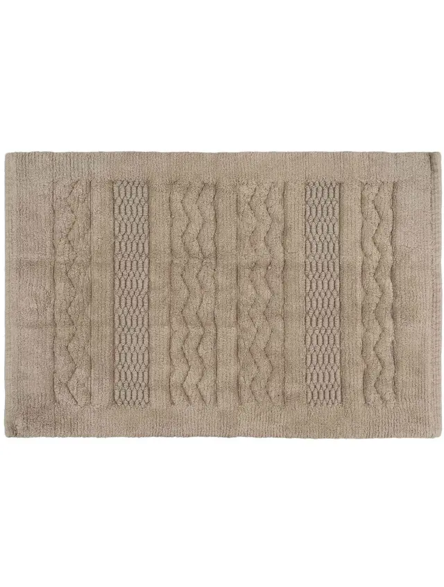 Πατάκι μπάνιου RAQUA BEIGE MADI 50 x 80 εκ.