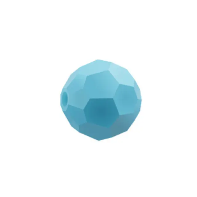 Swarovski 5000 Faceted Round Turquoise 6mm - 10τεμ