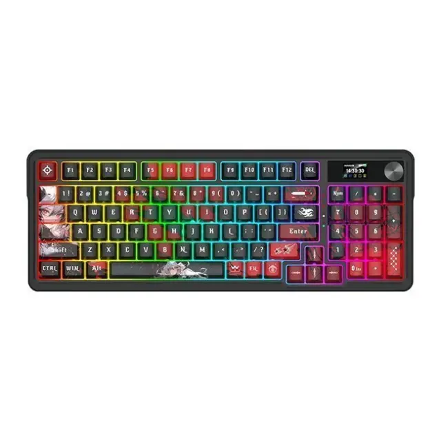 Redragon Gaming Keyboard ARTEMIS PRO K719AK-RGB-PRO Lion Linear Black (K719AK-RGB-PRO)
