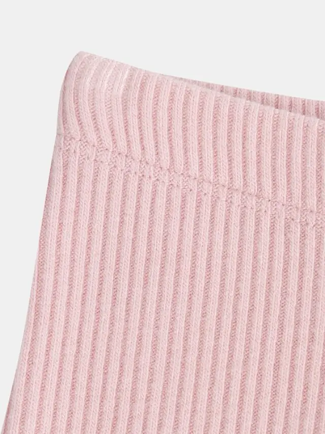 Βρεφικό Κολάν για Κορίτσια Ribbed Pink ΡΟΖ 2