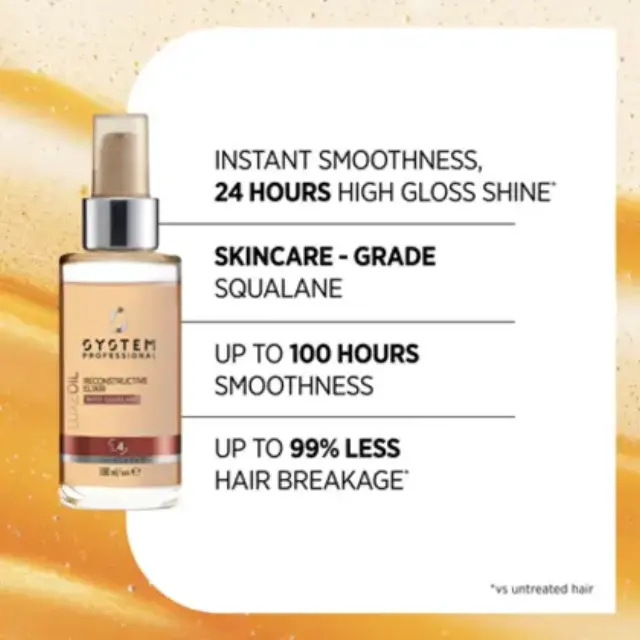 System Professional LuxeOil L4 Reconstructive Elixir With Squalane 100ml 3