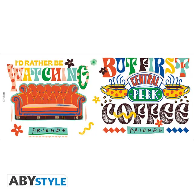 Κούπα κεραμική FRIENDS - Mug - 460 ml - Central Perk vibes ABYMUGA680 3
