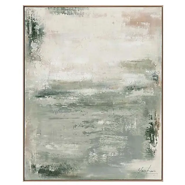 Πίνακας Hand Paint αφηρημένο με κορνίζα 80x100x3,8cm Zaros 27578 PI391