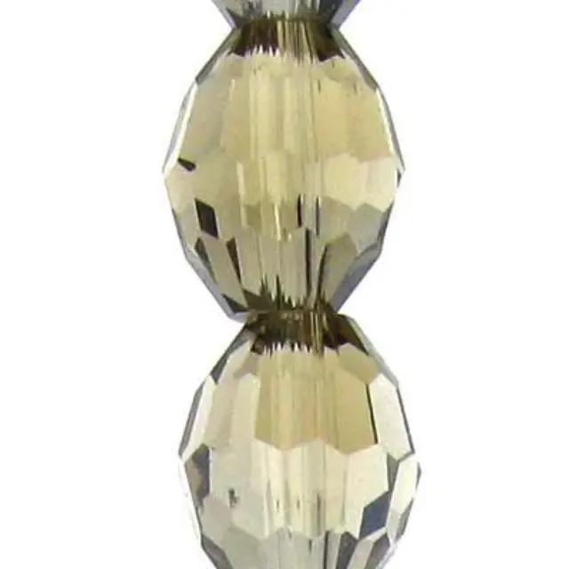 Χάντρα Black Diamond Oval Celebrity Crystals 13x10mm ~13τεμ
