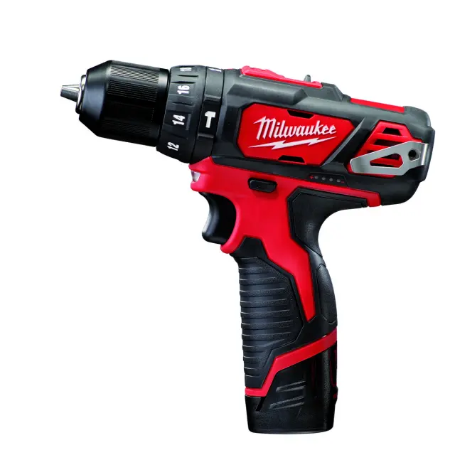 Milwaukee 4933441940 - Κρουστικό Δραπανοκατσάβιδο 12V Li-ion, M12 BPD-202C με 2 Μπαταρίες των 2Ah (2x 2Ah) + Φορτιστή + Βαλίτσα