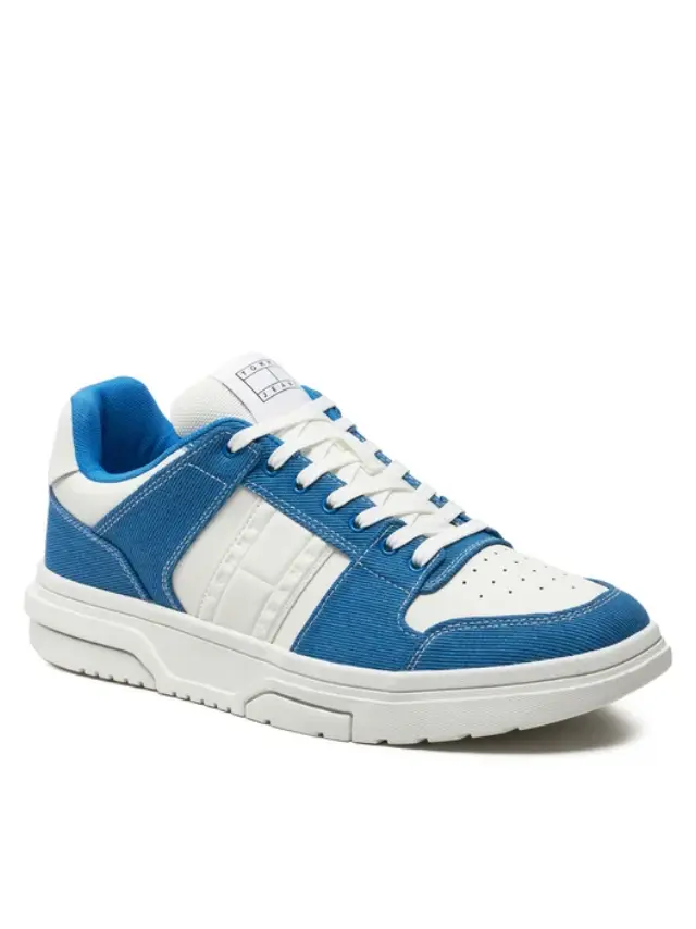 Tommy Hilfiger - Ανδρικά Sneakers The Brooklyn Mix Material EM0EM01428-C2T Μπλε 2