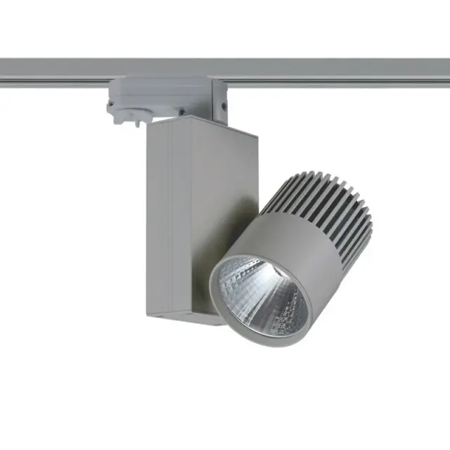 GREY LED TRACK LIGHT 15W 3000K 4WIRES 36° 1100LM 230V Ra80 / BIENAL1530G4