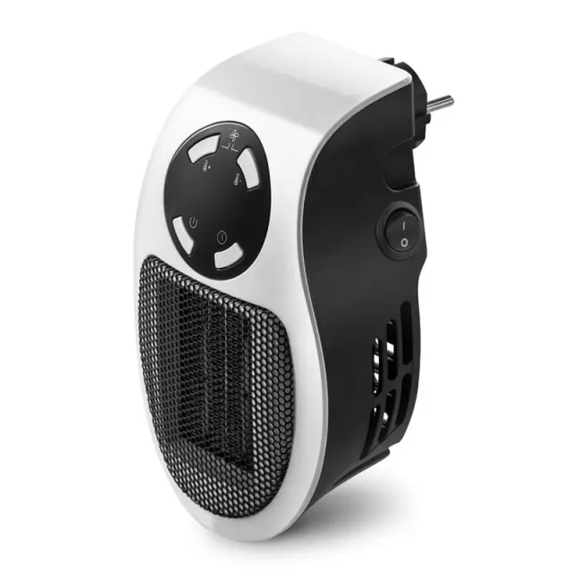 Φορητό αερόθερμο πρίζας 500W - Handy portable warm air blower heater 002446