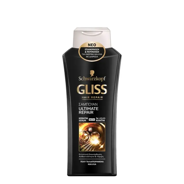 Schwarzkopf Gliss Hair Repair with Liquid Keratin Ultimate Repair Shampoo 400ml