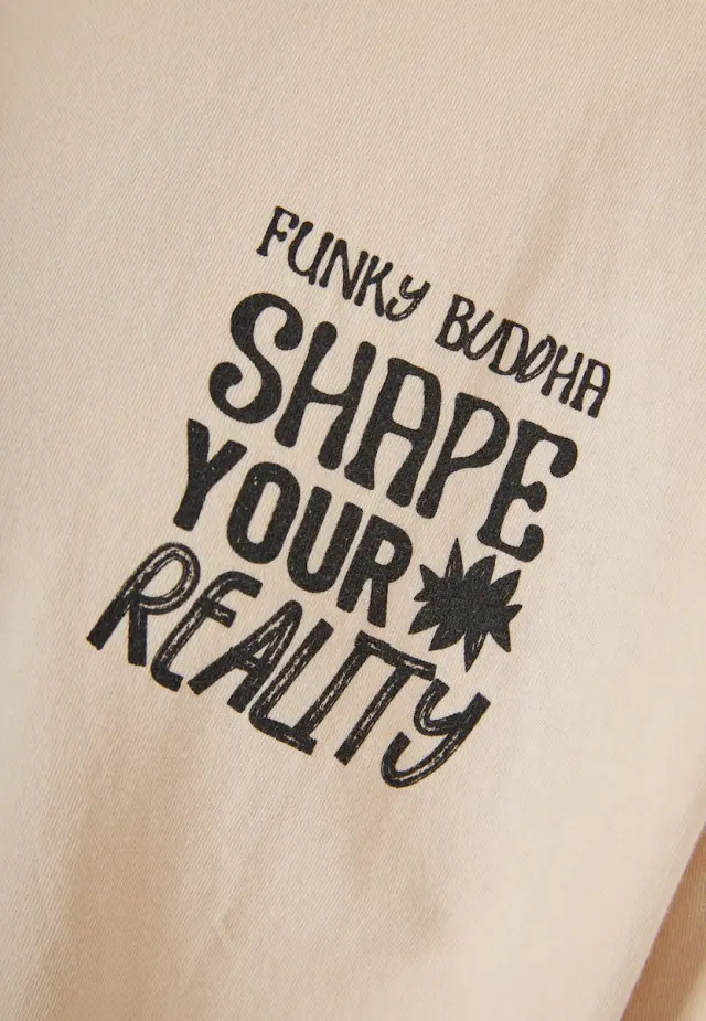 Funky Buddha T-shirt Cloud Cream FBM013-049-04 - 2XL 2