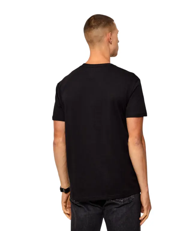 Tommy Hilfiger - Ανδρικό T-shirt Dna Tee Ext Regular Fit DM0DM21978-BDS Μαύρο 3