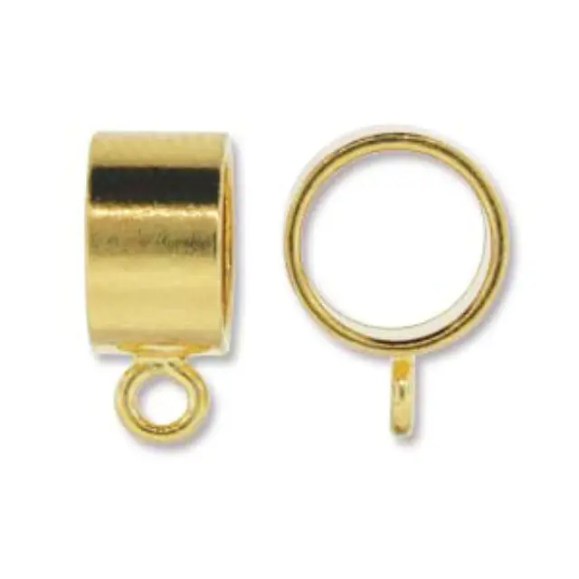 Σύνδεσμος για Κορδόνια 8mm - Gold Plated - 4τεμ
