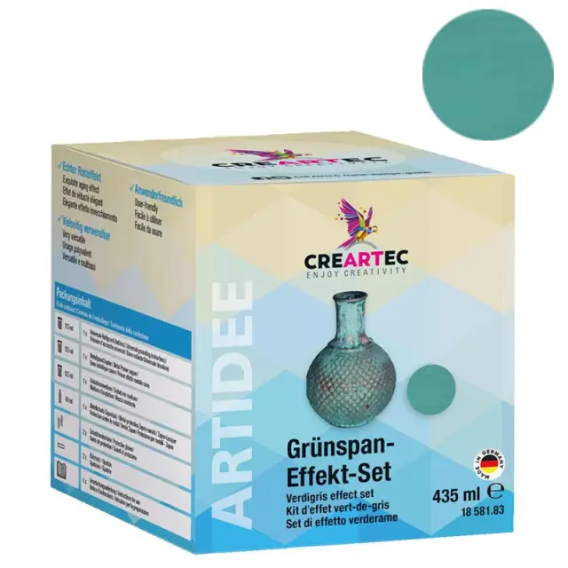 Creartec Σετ Εφέ Σκουριάς Χαλκού Verdigris - 435ml