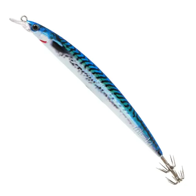 Καλαμαριέρα Misaki Squid Minnow – Τεχνητό Trolling για Καλαμάρια 125mm MISM12/MA Mackerel - UV Glow