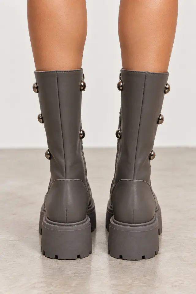 SO CHIC "KALVIN" BOOTIES (2003-05-GREY) - 37 2