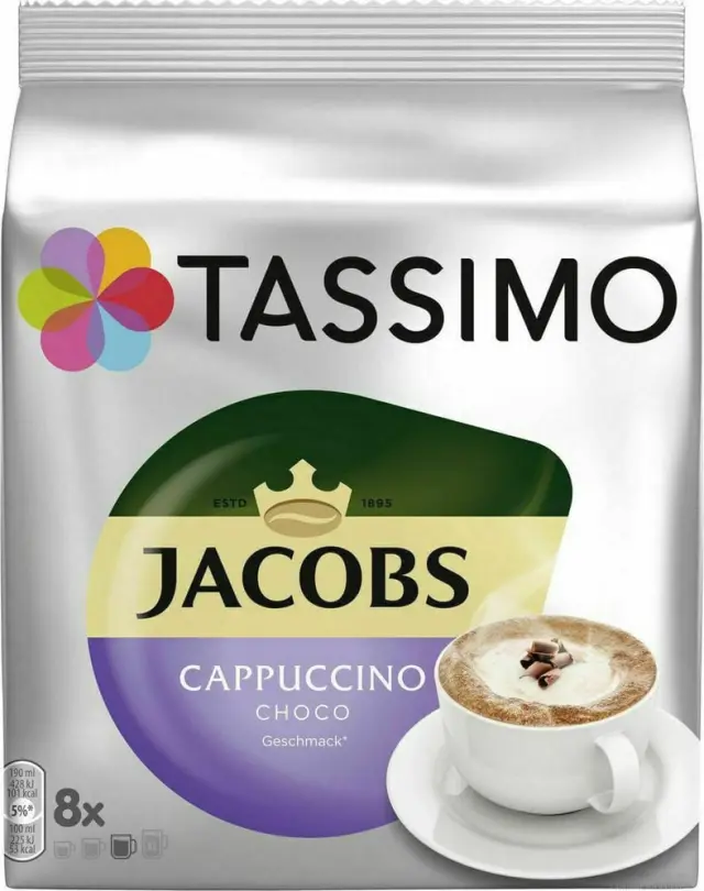 Jacobs Cappuccino Choco Κάψουλες Tassimo 8τμχ