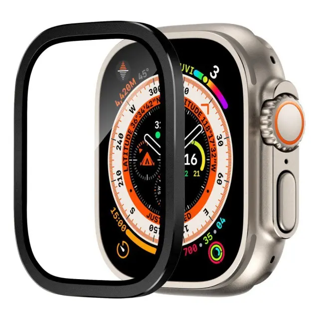 Προστασία Οθόνης για AppleWatch Ultra 1/2 49mm- Black OEM