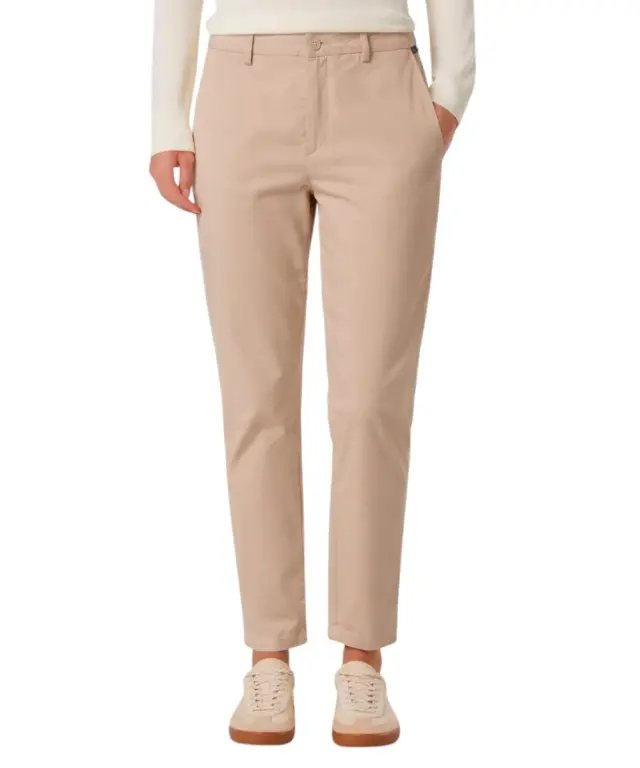 North Sails - Γυναικείο Παντελόνι Stretch Gabardine Chino 074791-000-0119 Μπεζ 2
