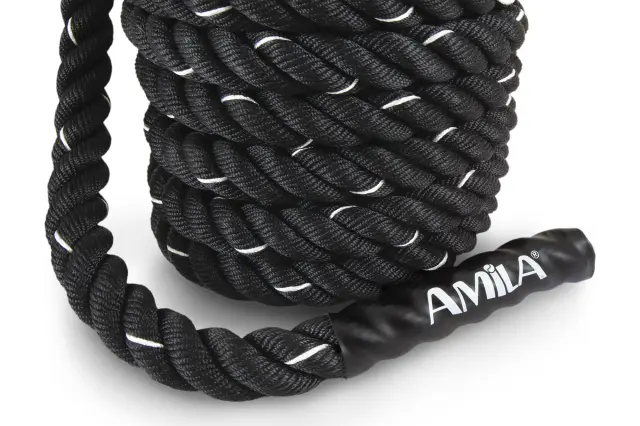 Σχοινί Προπόνησης Crossfit AMILA Battle Rope NS 12m (95115) 2