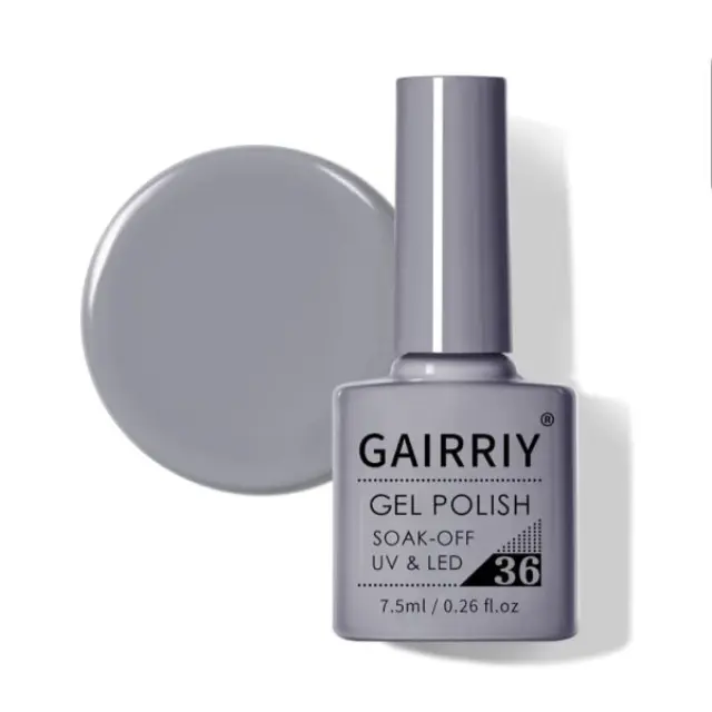 Ημιμόνιμο επαγγελματικό βερνίκι GAIRRIY 7.5ML - 0.26FL.OZ 36