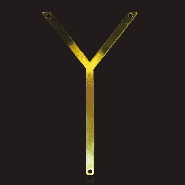 Διακοσμητικό 18K Forever Y Bar 6x35mm - 1τεμ