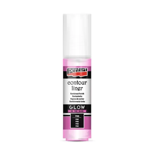 Liner Glow in the Dark Pentart 30ml - Pink