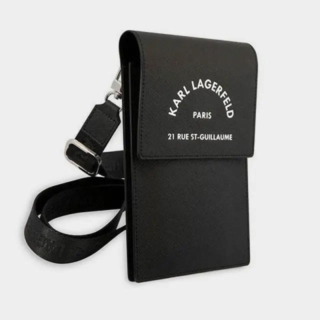 Universal τσαντάκι - Θήκη Για Κινητό 6.1" Karl Lagerfeld KLWBSARSGK Μαύρο - ONESIZE 2