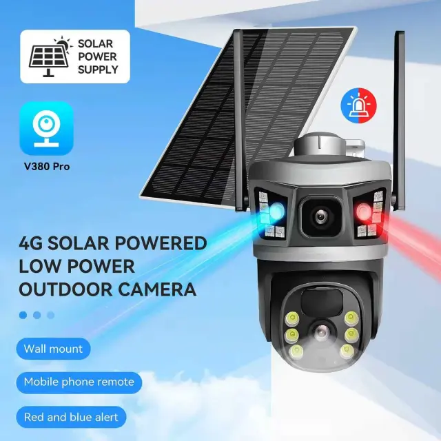 Ηλιακή κάμερα ασφαλείας IP - Dual - 4G - Security Camera - D03Y - 020348 2