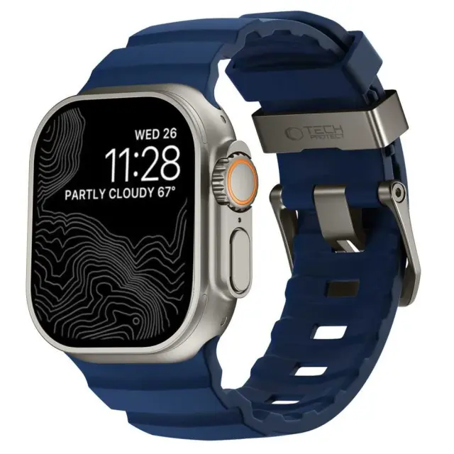 Tech-protect Motion Apple Watch 8 / 9 / 10 / 11 / 12 / Se / Ultra (44 / 45 / 46 / 49 Mm) Nautical Blue 2