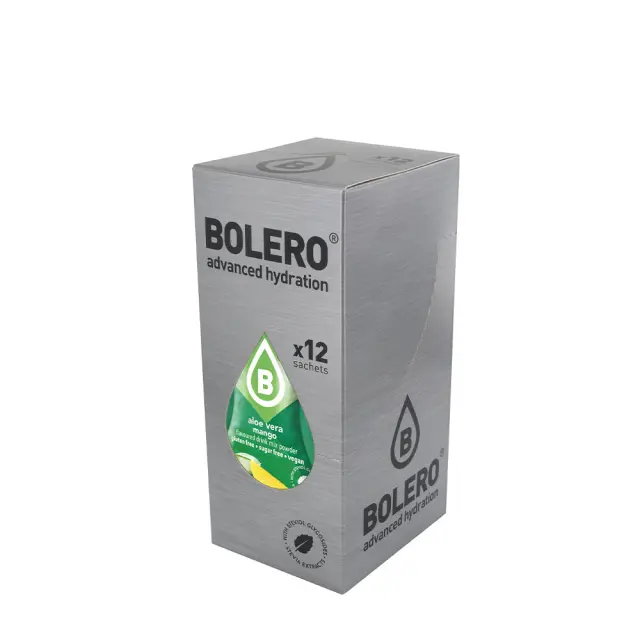 Bolero Classic Drink Mix Aloe vera – Mango, 12 x 9 g