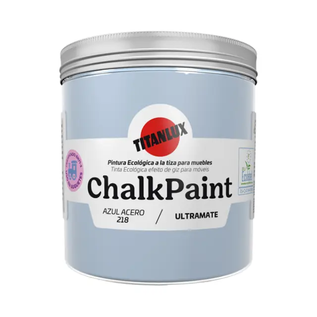 Χρώμα Κιμωλίας TITAN Chalk Paint Azul Acero 218 750ml