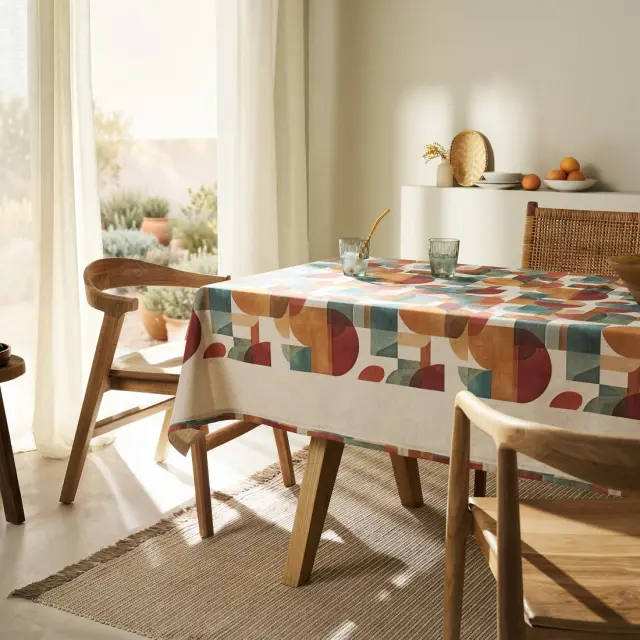 Τραπεζομάντηλο αλέκιαστο Gofis Home Edeline 20-72-387 135x180