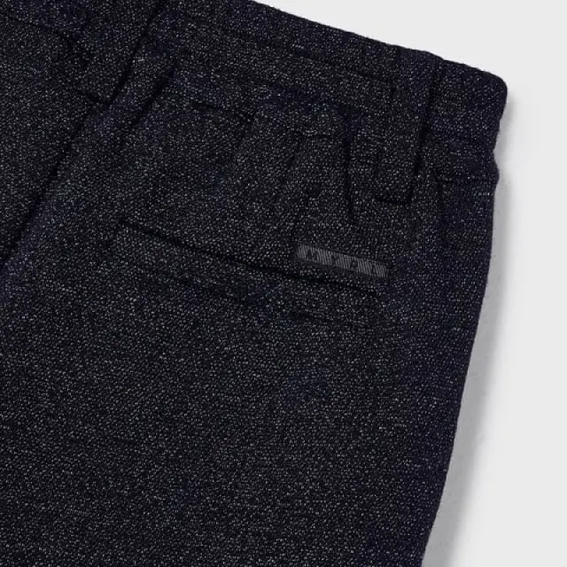 Mini 2 έως 10 ετών Παντελόνι μακρύ λοξότσεπο relaxed loose fit ναυτικό μπλε - 6Ε 2