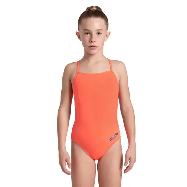 Arena Girl's Team Challenge Swimsuit Πορτοκαλί 004765-300 (Arena) - 6 Years