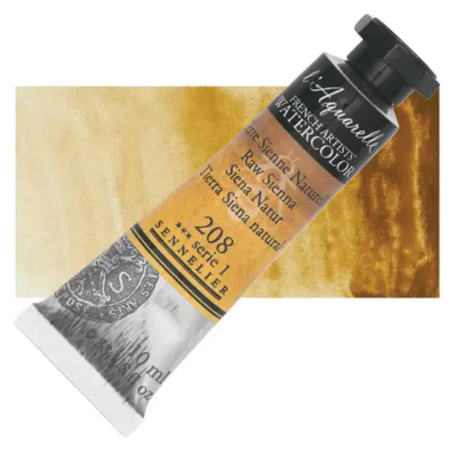 Χρώμα Ακουαρέλας Sennelier l Aquarelle Σωληνάριο 10ml - 208 Raw Sienna