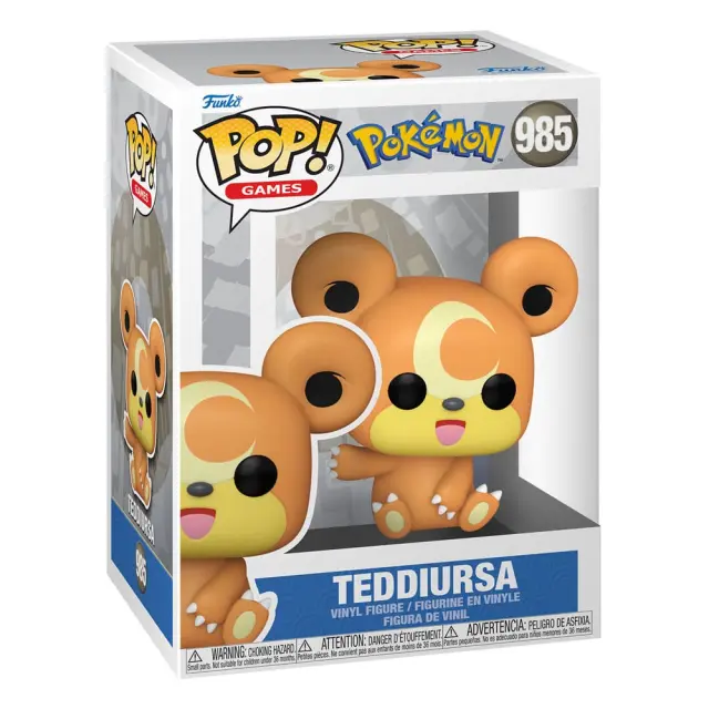 Funko Pop! Games: Pokemon - Teddiursa #985 (FNK09361) 3