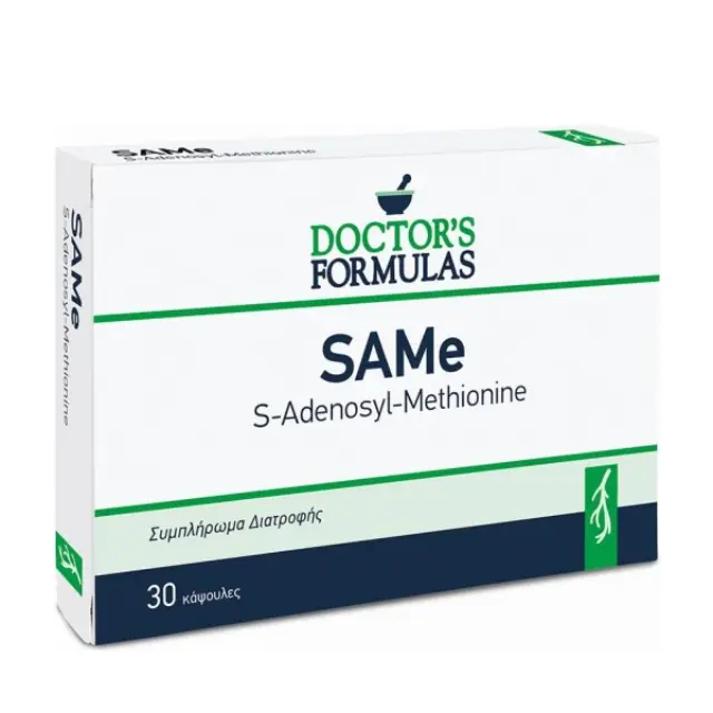 Doctor’s Formulas SAMe with S-Adenosyl-Methionine Συμπλήρωμα Διατροφής με Βιταμίνες B & Φολικό Οξύ 30Καψ.