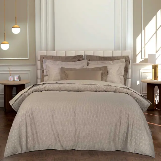 Σεντόνι Υπέρδιπλo 240x260 Greenwich Polo Club Loft 2392 Taupe 100% βαμβακερόΧωρίς Λάστιχο 2