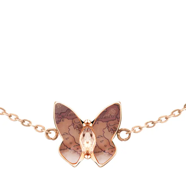 Βραχιόλι ALVIERO MARTINI 1A CLASSE Papillons Bracelet 1698716 Ροζ Χρυσό 2