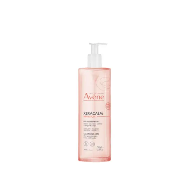 Avene XeraCalm Nutrition Cleansing Gel Τζελ Καθαρισμού για Πρόσωπο & Σώμα, 500ml