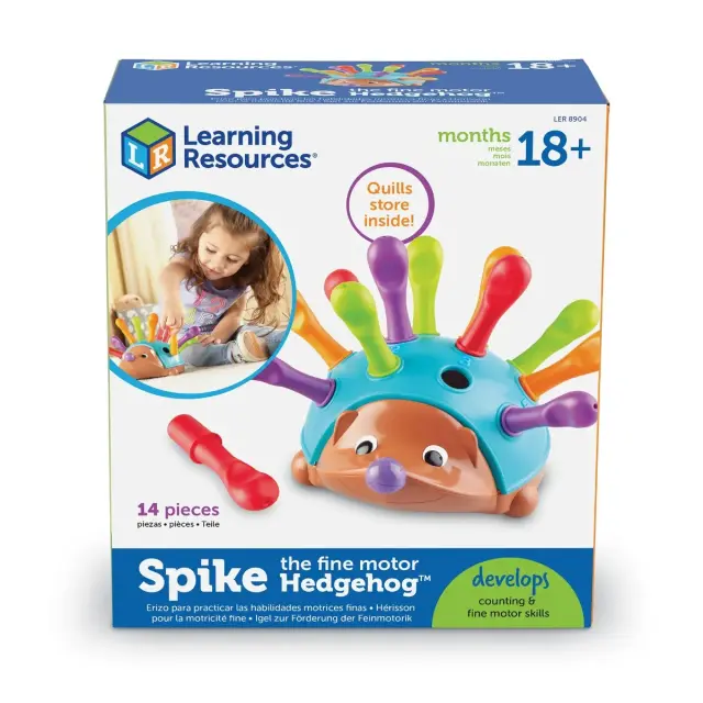 Learning Resources Εκπαιδευτικό Παιχνίδι Spike the Fine Motor Hedgehog® για 1,5+ ετών LER8904
