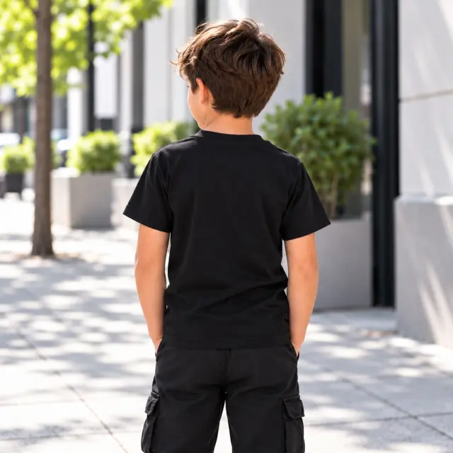 Παιδικό T-shirt Noshame® Μαύρο - 162617J - 10Y 2