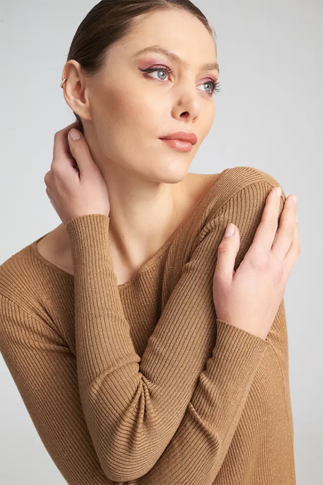 Minimal Πλεκτό με Λεπτή Υφή ANITA SWEATER - S