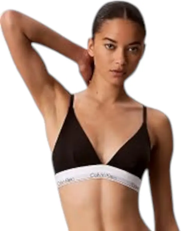 Calvin Klein - Γυναικείο String Icon 2 Pack Cotton Modal LV00QF8834-PSO Μαύρο/Γαλάζιο 2