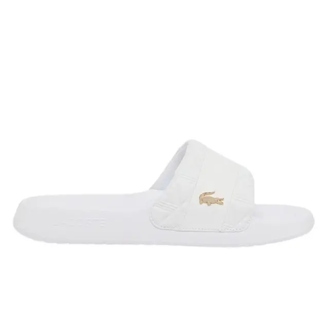 Γυναικείες Παντόφλες Slide Lacoste 751CFA003121G Λευκές Άσπρο - 39,5
