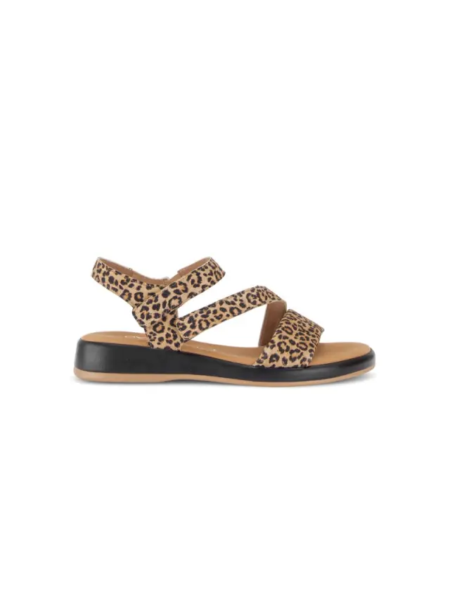 Gabor Πέδιλα Γυναικείο δέρμα Nubuck Prints GAB/22733N 90-NATUR 3