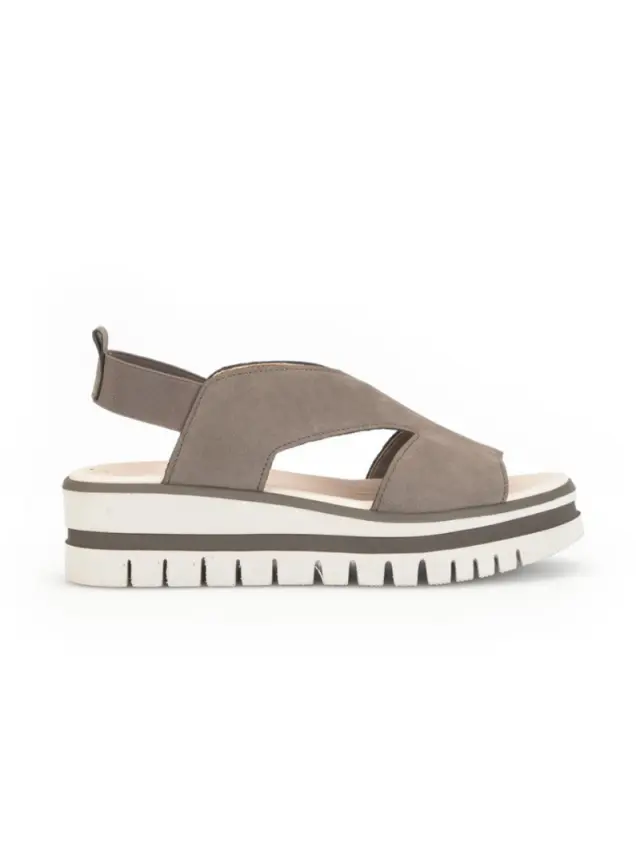 Gabor Πέδιλα Γυναικείο δέρμα Nubuck Γκρί GAB/44623 18-WALLABY - 41 3