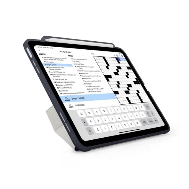 Pipetto Origami No3 Pencil Case, dark blue - iPad Air 10.9" (2022/2020)/11" 2024/2025/2026 2