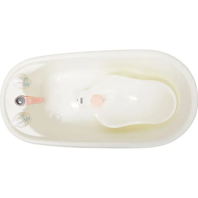 Βρεφική Μπανιέρα Cangaroo Bubble Pink με Θερμόμετρο 3800146261801 2