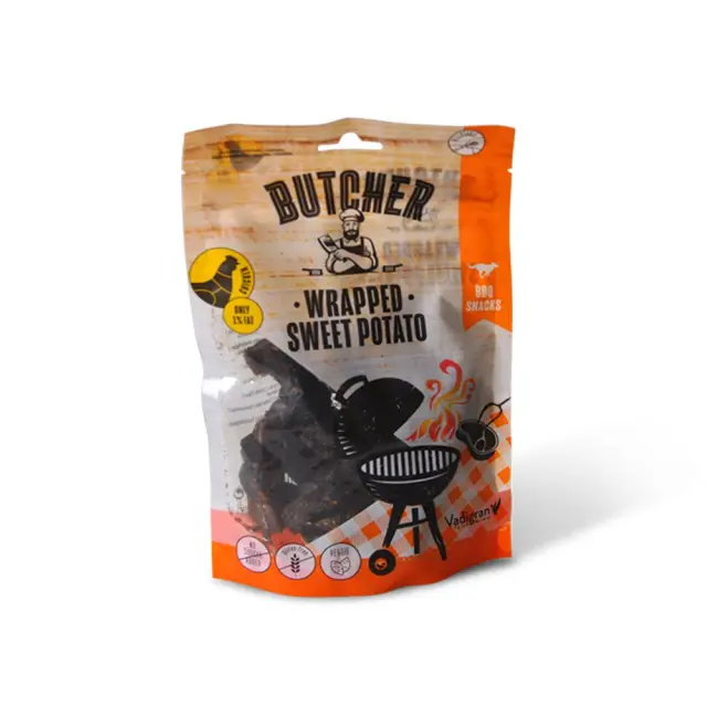 Vadigran Butcher BBQ Chicken Wrapped Sweet Potato Λιχουδιά Σκύλου με Κοτόπουλο & Γλυκοπατάτα 140gr